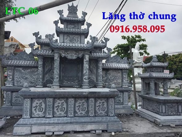 Lăng mộ đá đẹp, long đình đá