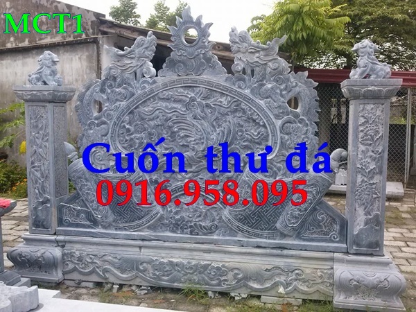 Mẫu cuốn thư đá