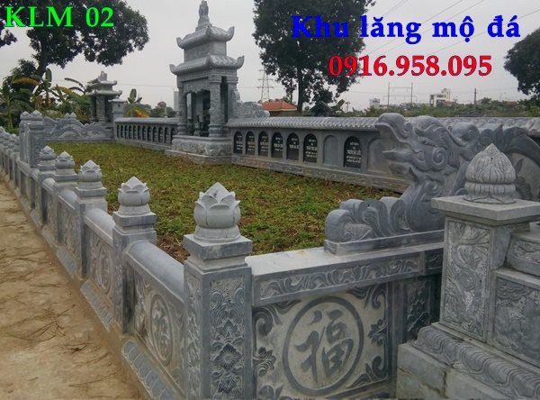 Mẫu lăng thờ chung, mẫu khu lăng mộ đá 2018