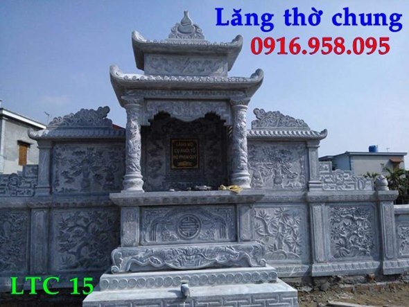 lăng mộ đá đẹp, lăng thờ đá hai mái