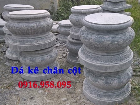 mẫu đá kê chân cột đình