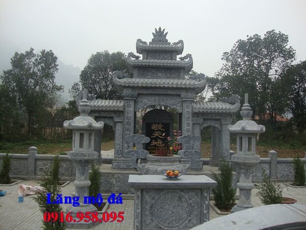 Mẫu mộ đá đẹp lắp ở Lạng Sơn