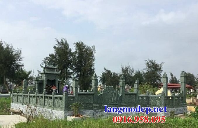 Lăng mộ gia tộc cất để tro cốt bằng đá đẹp 05