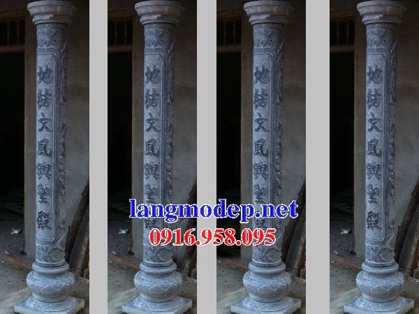 20 Mẫu cột chân cột nhà gỗ thà thờ từ đường đình đền chùa bằng đá đẹp bán tại bà rịa gia lai 13