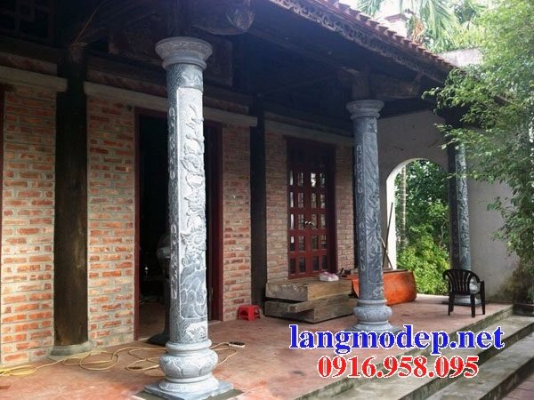 20 Mẫu cột chân cột nhà gỗ thà thờ từ đường đình đền chùa bằng đá đẹp bán tại khánh hòa 11
