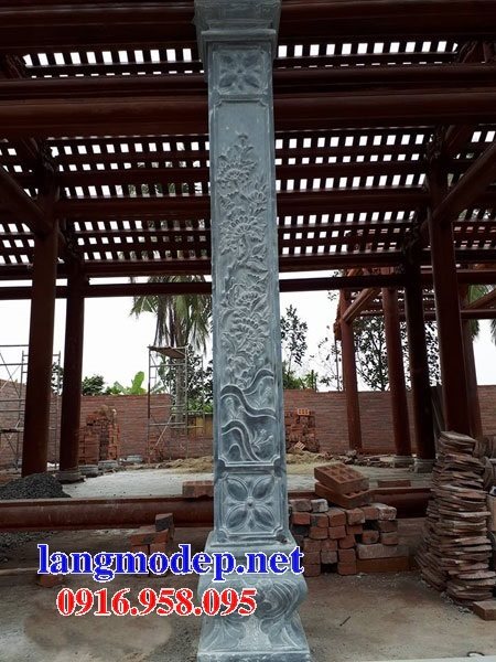 20 Mẫu cột chân cột nhà gỗ thà thờ từ đường đình đền chùa bằng đá đẹp bán tại tây ninh 09