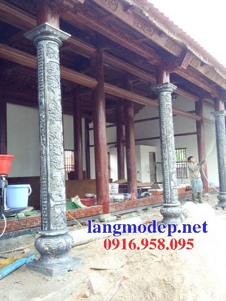 20 Mẫu cột nhà gỗ bằng đá nguyên khối đẹp nhất hiện nay 04