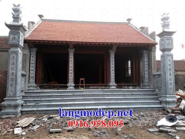 Các mẫu cột đá cột đồng trụ cuốn thư rồng bậc thềm chiếu rồng nhà thờ họ từ đường đẹp nhất hiện nay