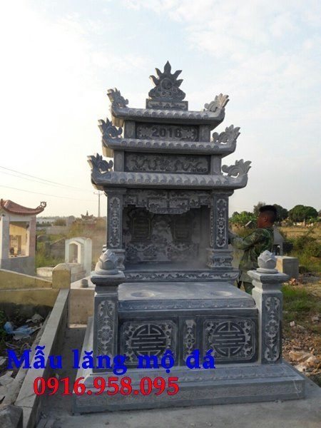 Những mẫu mộ đá đôi gia đình đẹp nhất hiện nay thiết kế hiện đại 04