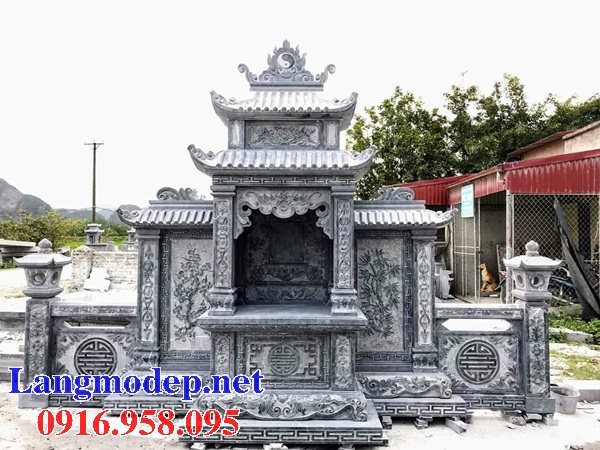 15 Mẫu cây hương lăng mộ gia tiên dòng tộc bằng đá đẹp