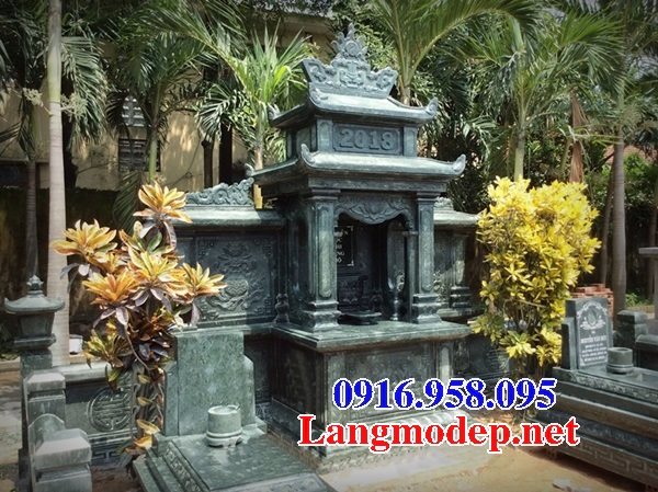 Các mẫu cây hương nghĩa trang lăng mộ gia đình dòng họ đẹp bằng đá xanh rêu bán tại Nam Định