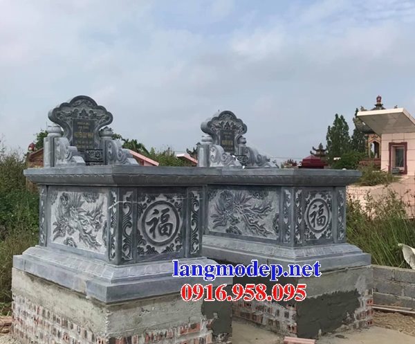 Các mẫu mộ không mái xây bằng đá đẹp bán tại Nam Định