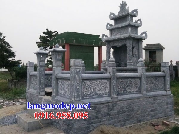 Các mẫu nghĩa trang lăng mộ gia đình dòng họ đẹp bằng đá bán tại Nam Định