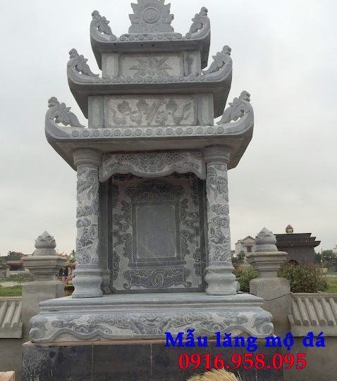 Mẫu miếu cây hương thờ thần linh ngoài trời đẹp bằng đá tự nhiên nguyên khối