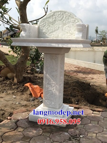 Mẫu miếu thờ thần linh mẫu cửu trùng thiên ngoài trời đẹp bằng đá