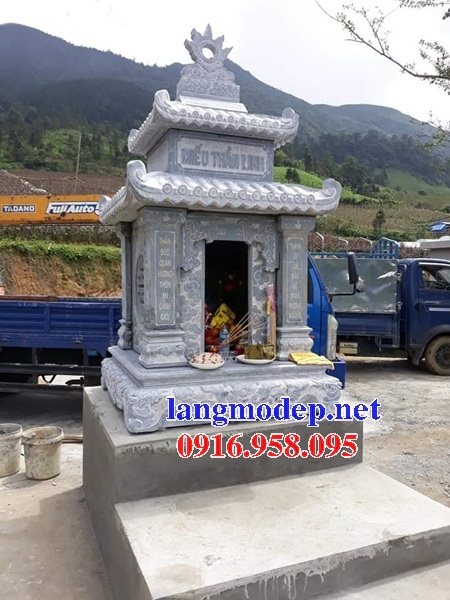 Mẫu miếu thờ thần linh thiên địa nghĩa trang khu lăng mộ gia đình bằng đá đẹp