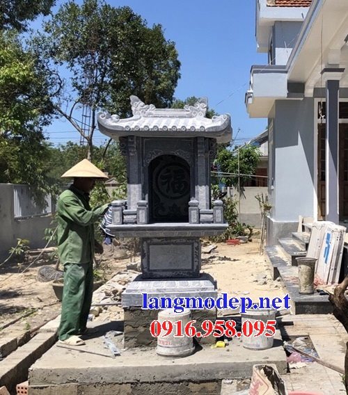 Mẫu miếu thờ thần linh thiên địa sơn thổ thần xây bằng đá đẹp