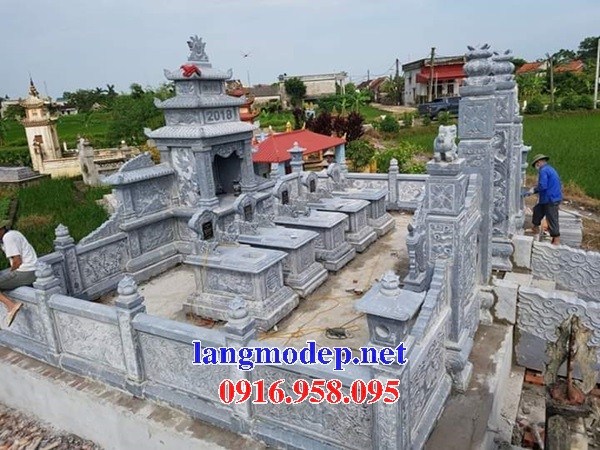 63 Mẫu khu lăng mộ nghĩa trang gia đình bằng đá thiết kế hiện đại bán tại Thừa Thiên Huế