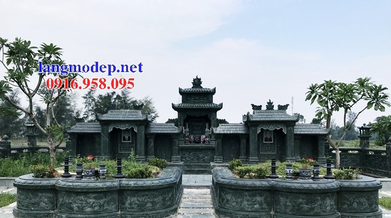 63 Mẫu khu mộ tổ nghĩa trang gia đình bằng đá xanh rêu đẹp bán Thừa Thiên Huế
