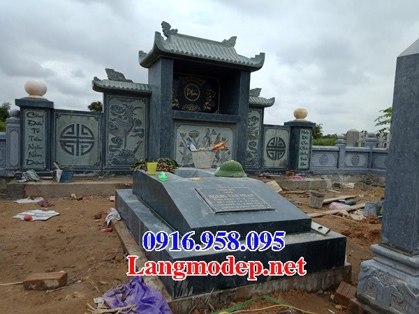 63 Mẫu mộ tam cấp bằng đá xanh rêu đẹp bán tại Thừa Thiên Huế