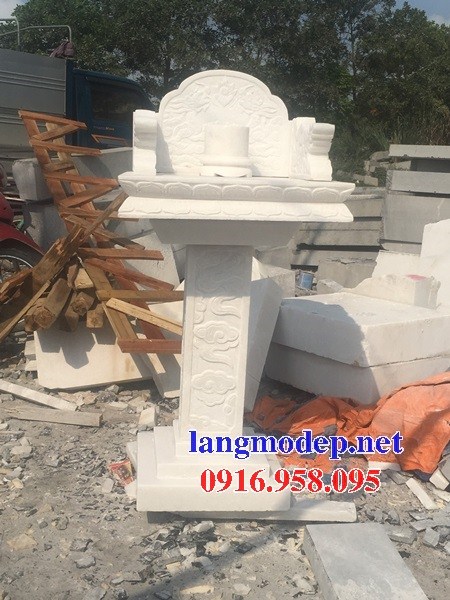 Hình ảnh miếu thờ thần linh bằng đá đẹp kích thước phong thủy