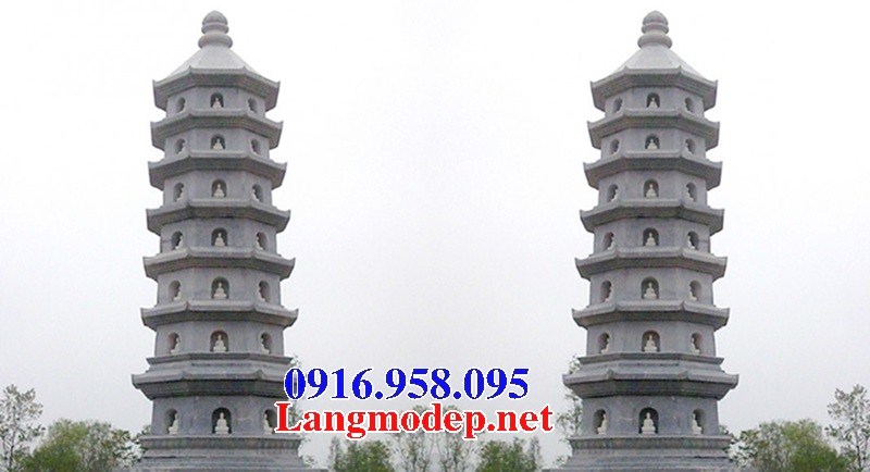 Thiết kế mộ tháp sư trụ trì bằng đá ninh bình đẹp