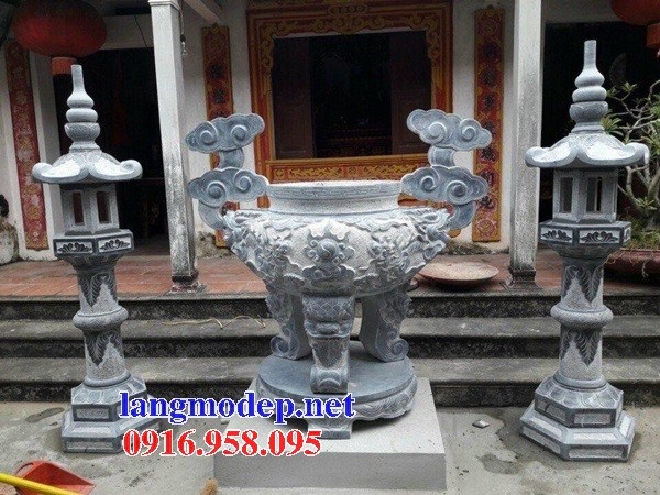 Thiết kế đỉnh lư hương đá đình chùa đẹp nhất hiện nay
