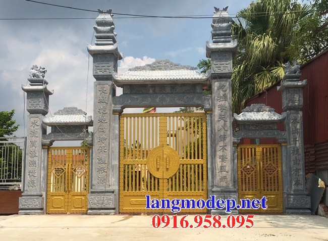 Địa chỉ bán cổng từ đường bằng đá đẹp chạm khắc tinh xảo