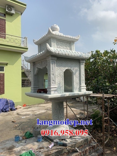 Địa chỉ bán miếu cây hương thờ thần linh thiên địa mẫu bằng đá trắng đẹp
