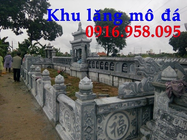 100 Mẫu khu lăng mộ nghĩa trang gia đình dòng họ bằng đá tự nhiên nguyên khối đẹp tại An Giang