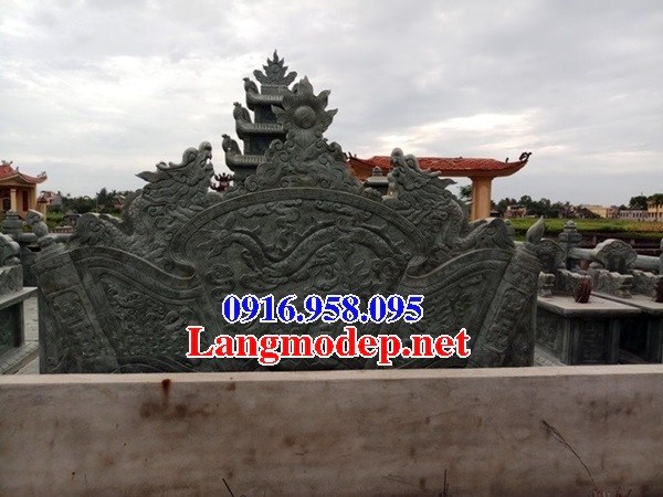 62 Mẫu cuốn thư khu lăng mộ đá xanh rêu điêu khắc tinh xảo đẹp bán tại Bạc Liêu