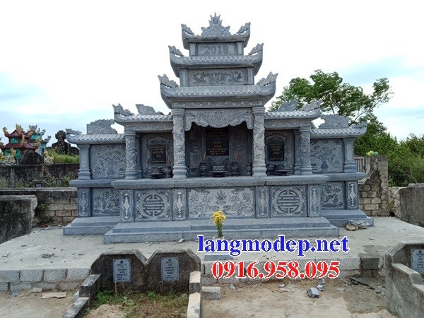 62 Mẫu cây hương thờ chung khu lăng mộ gia đình dòng họ bằng đá thiết kế đẹp bán tại Bạc Liêu