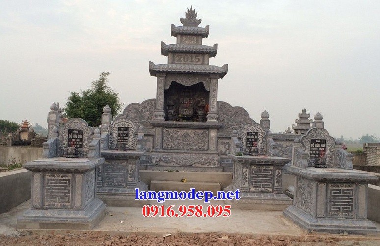 62 Mẫu cây hương thờ chung khu lăng mộ gia đình dòng họ bằng đá đẹp bán tại Bạc Liêu