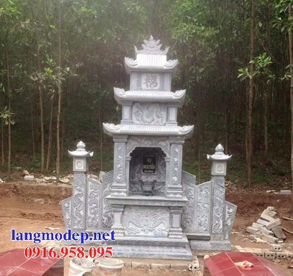 62 Mẫu củng kỳ đài thờ chung khu lăng mộ gia đình dòng họ bằng đá đẹp bán tại Bạc Liêu