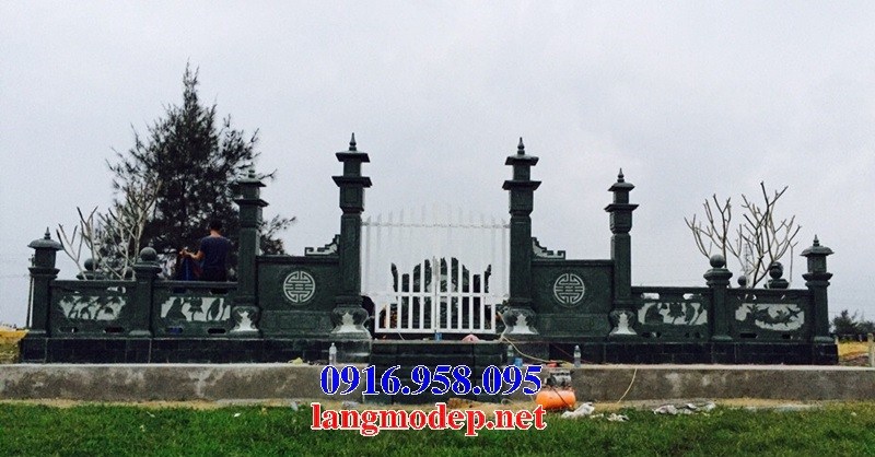 62 Mẫu khu lăng mộ bằng đá xanh rêu đẹp tại Hậu Giang
