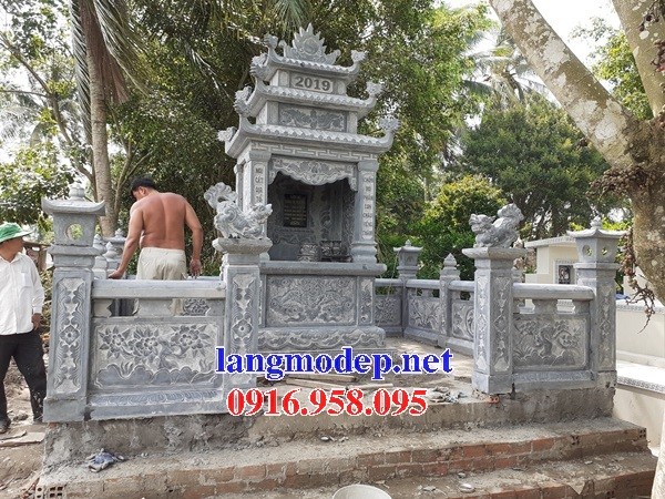 62 Mẫu khu lăng mộ nghĩa trang gia đình dòng họ bằng đá mỹ nghệ Ninh Bình đẹp bán tại Bạc Liêu