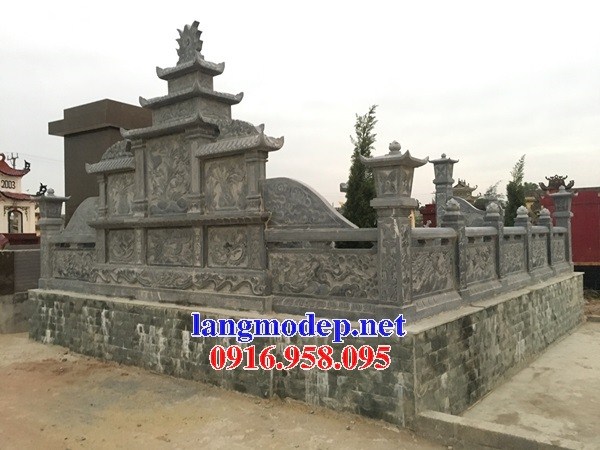 62 Mẫu khu lăng mộ nghĩa trang gia đình dòng họ bằng đá tự nhiên nguyên khối đẹp bán tại Bạc Liêu