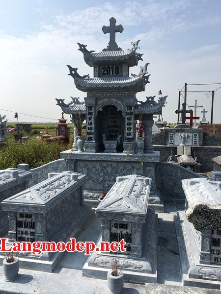 62 Mẫu khu lăng mộ đạo thiên chúa công giáo bằng đá đẹp tại Hậu Giang