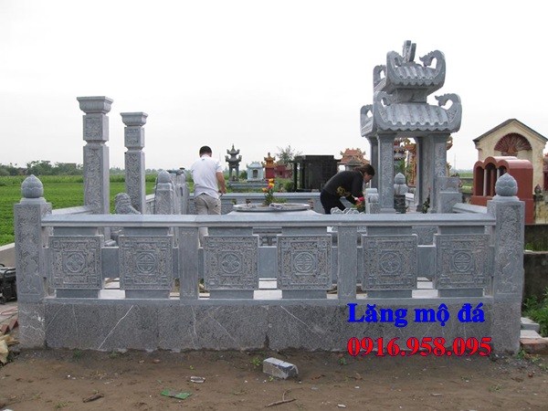 62 Mẫu lan can tường rào khu lăng mộ nghĩa trang gia đình dòng họ bằng đá thiết kế hiện đại đẹp bán tại Bạc Liêu