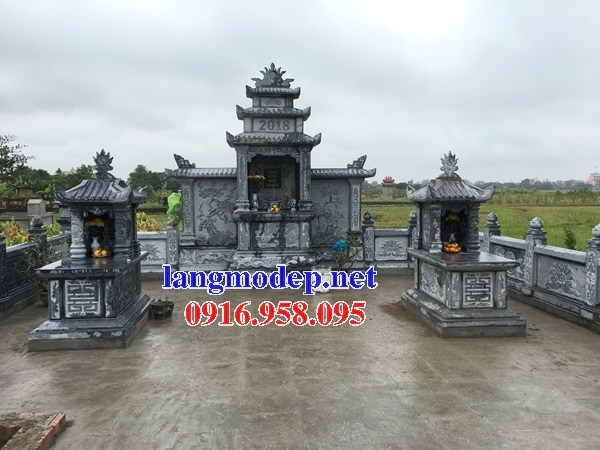 62 Mẫu lăng thờ chung khu lăng mộ gia đình dòng họ bằng đá thiết kế đơn giản đẹp bán tại Bạc Liêu