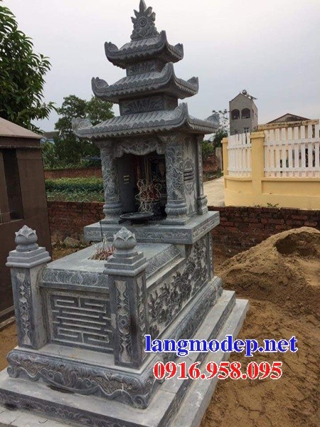 62 Mẫu mộ ba mái bằng đá thiết kế hiện đại đẹp bán tại Bạc Liêu