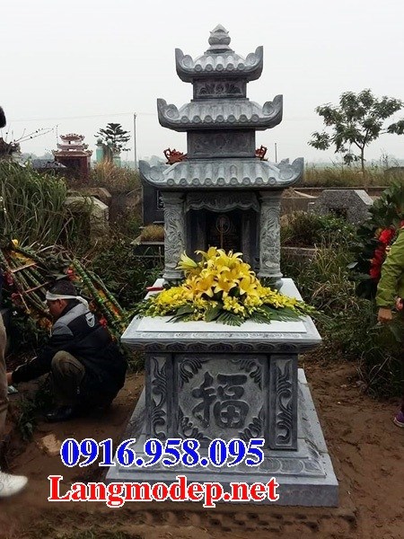 62 Mẫu mộ ba mái bằng đá thiết kế đẹp tại Hậu Giang