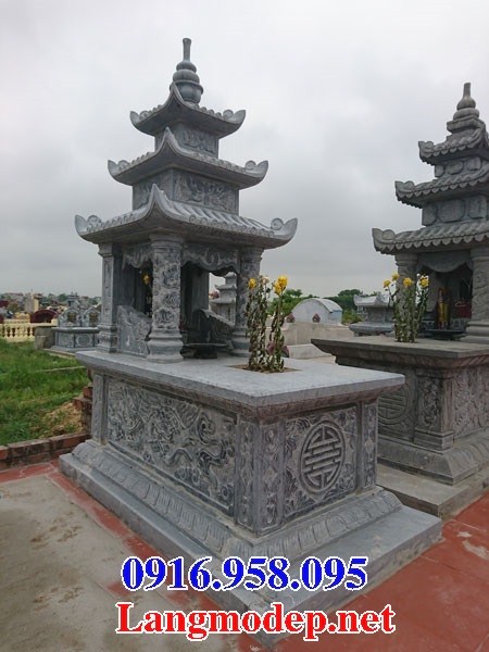 62 Mẫu mộ ba mái bằng đá đẹp tại Hậu Giang