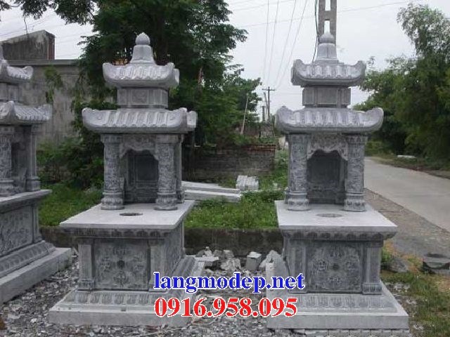 62 Mẫu mộ hai mái bằng đá đẹp tại Hậu Giang