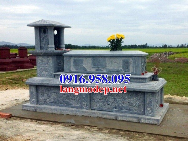 62 Mẫu mộ một mái bằng đá thiết kế hiện đại đẹp tại Hậu Giang