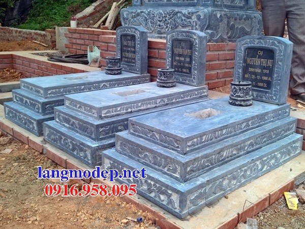 62 Mẫu mộ tam cấp bằng đá mỹ nghệ Ninh Bình đẹp bán tại Bạc Liêu