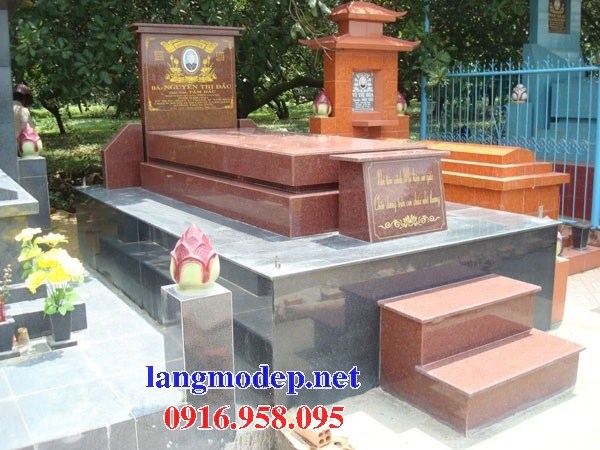 62 Mẫu mộ đá hoa cương thiết kế hiện đại đẹp bán tại Bạc Liêu