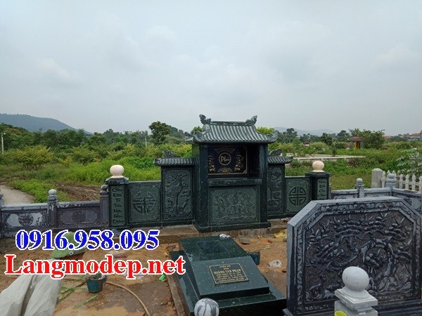 62 Mẫu mộ đá xanh rêu thiết kế đẹp bán tại Bạc Liêu