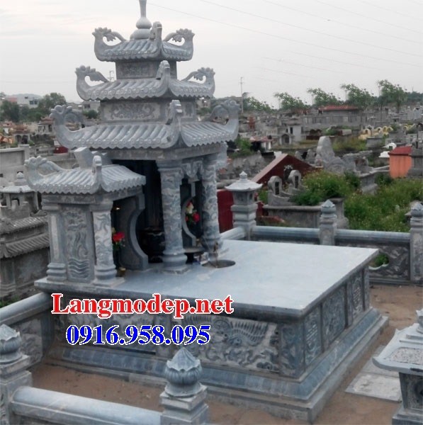 62 Mẫu mộ đôi gia đình bằng đá đẹp tại Hậu Giang