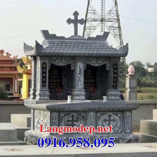 62 Mẫu mộ đạo thiên chúa công giáo bằng đá mỹ nghệ Ninh Bình đẹp bán tại Bạc Liêu